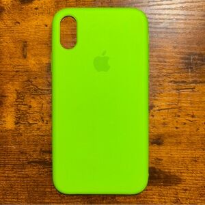 Green Silicone iPhone Case for (Xr)